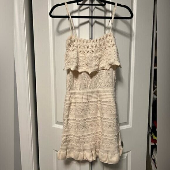 Vintage Havana Crochet  MiniDress (Size L) - Picture 3 of 7
